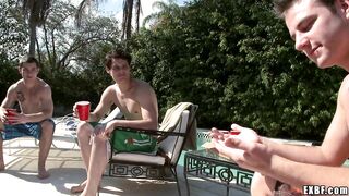 Group Sex by the Pool